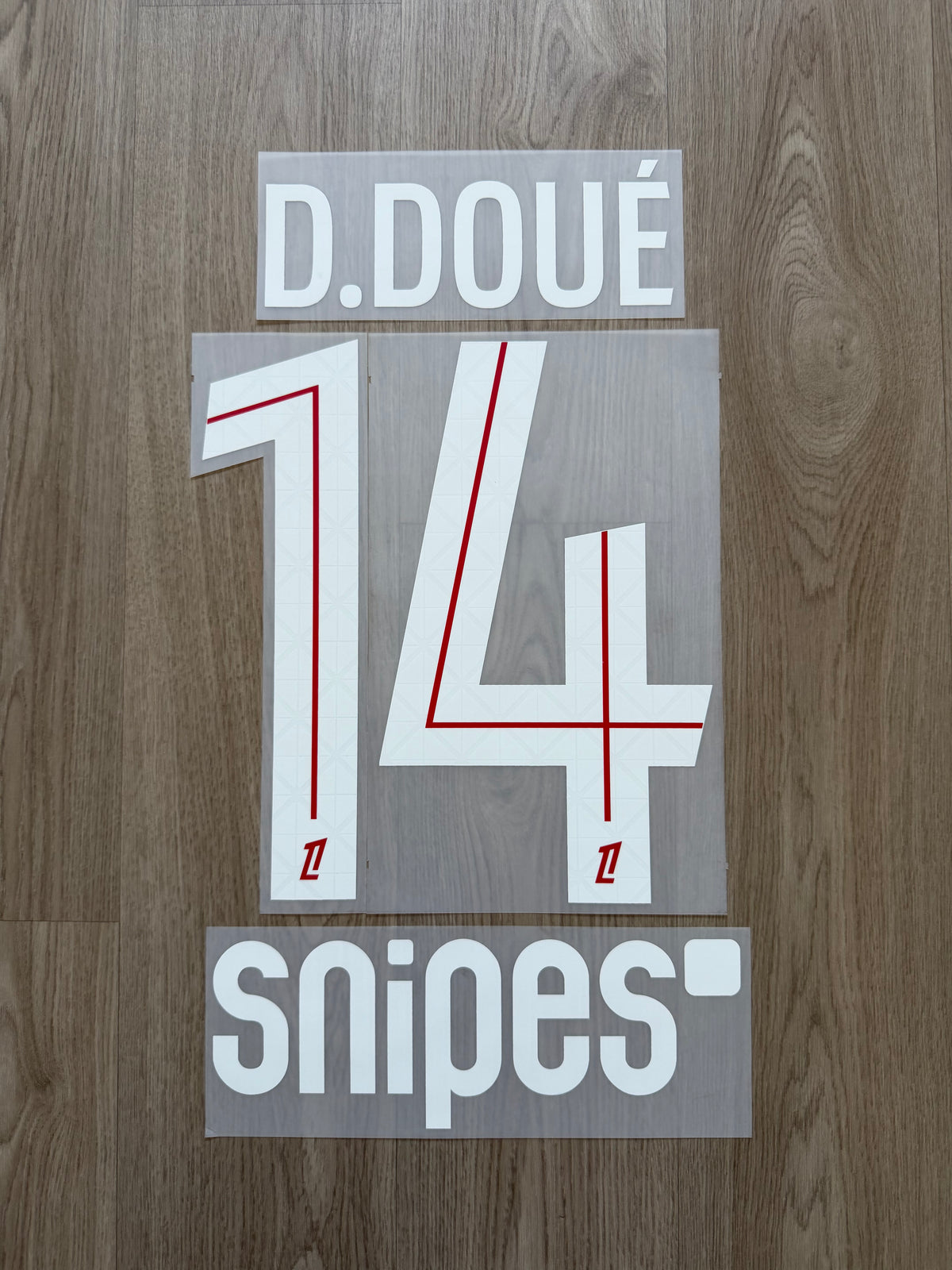 Flocage Officiel PSG Paris Saint Germain Doué Home Ligue 1 2025/2026
