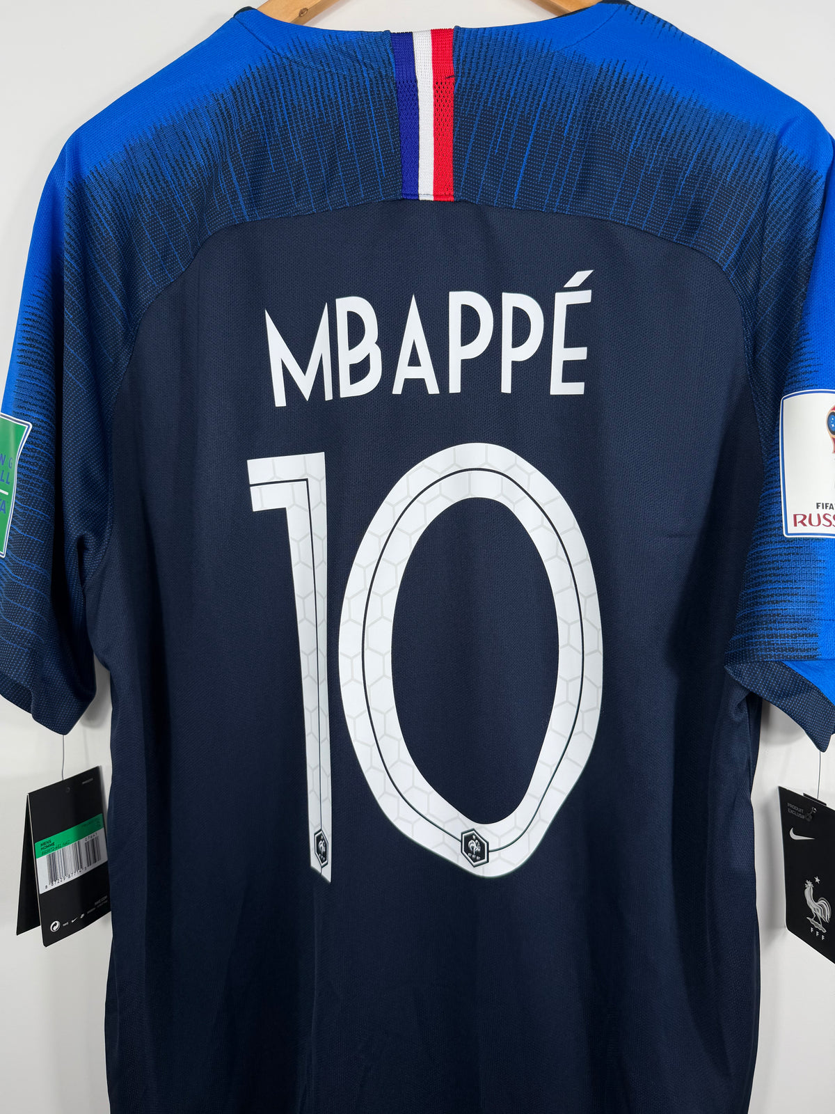 Maillot Domicile Équipe de France FFF Mbappé saison 2018