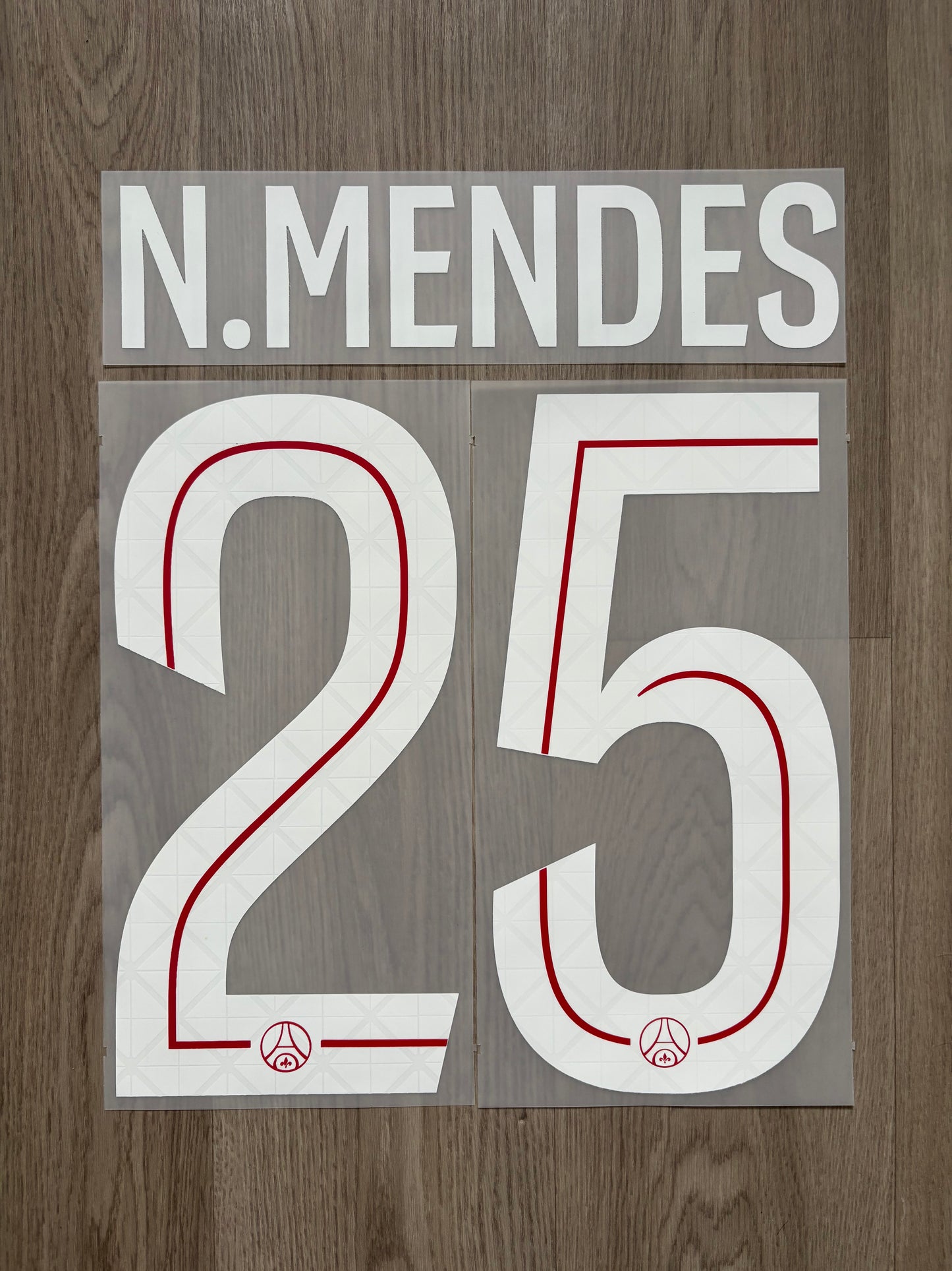 Flocage Officiel PSG Paris Saint Germain Nuno Mendes Home 2025/2026