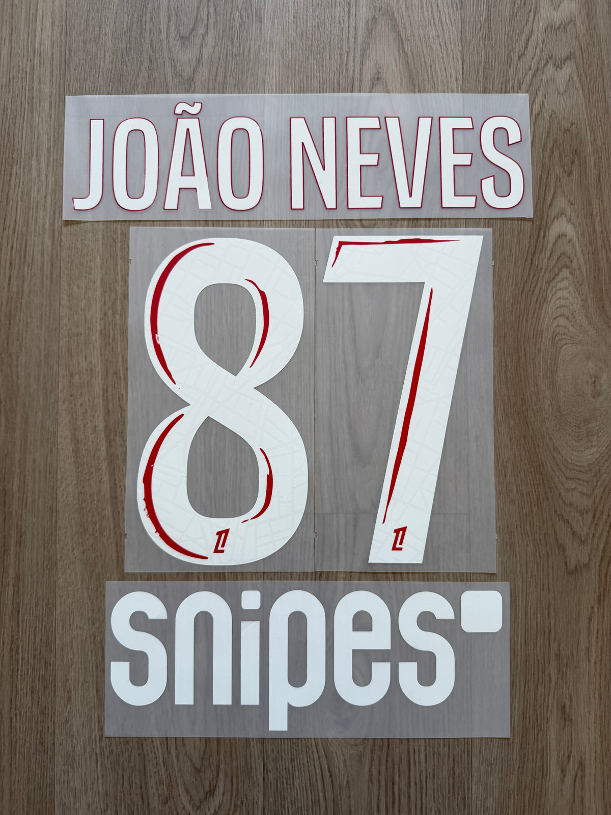 Flocage Officiel PSG Paris Saint Germain Joao Neves Home Ligue 1 2024/2025