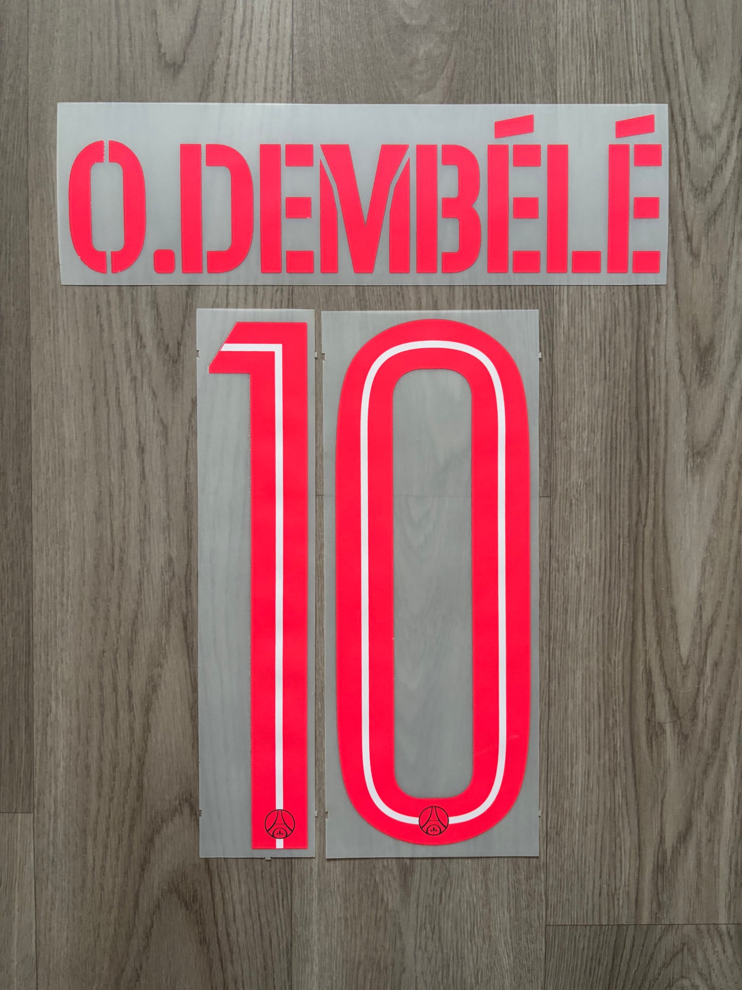 Flocage Officiel PSG Paris Saint Germain Dembélé Fourth 2025/2026