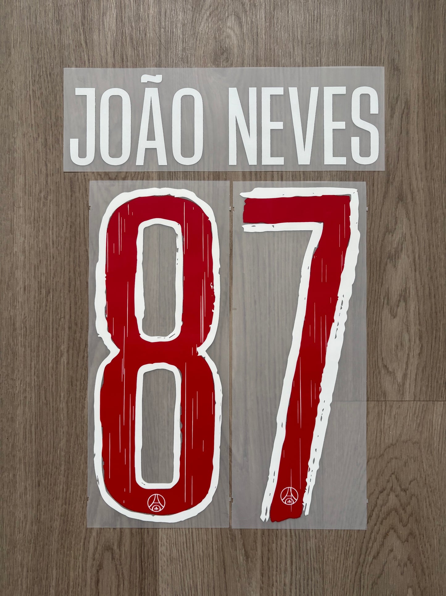 Flocage Officiel PSG Paris Saint Germain Joao Neves Home 2024/2025