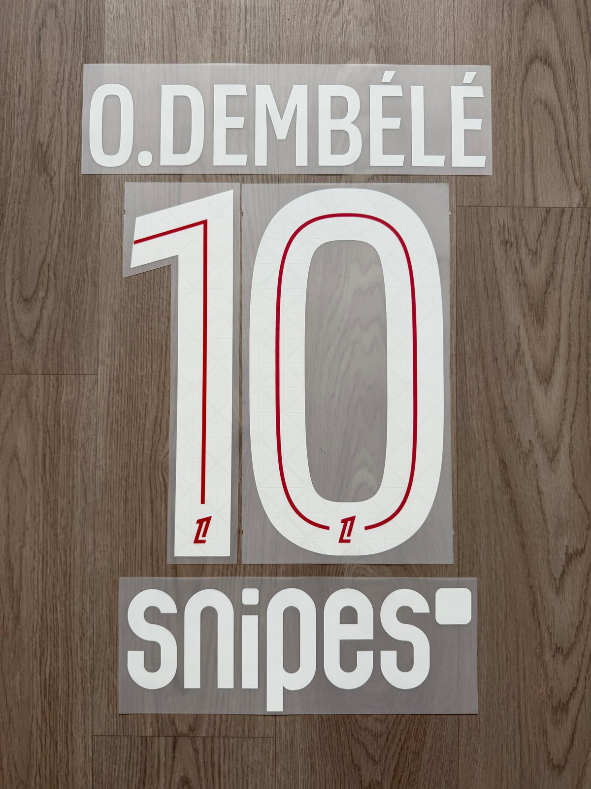 Flocage Officiel PSG Paris Saint Germain Dembélé Home Ligue 1 2025/2026