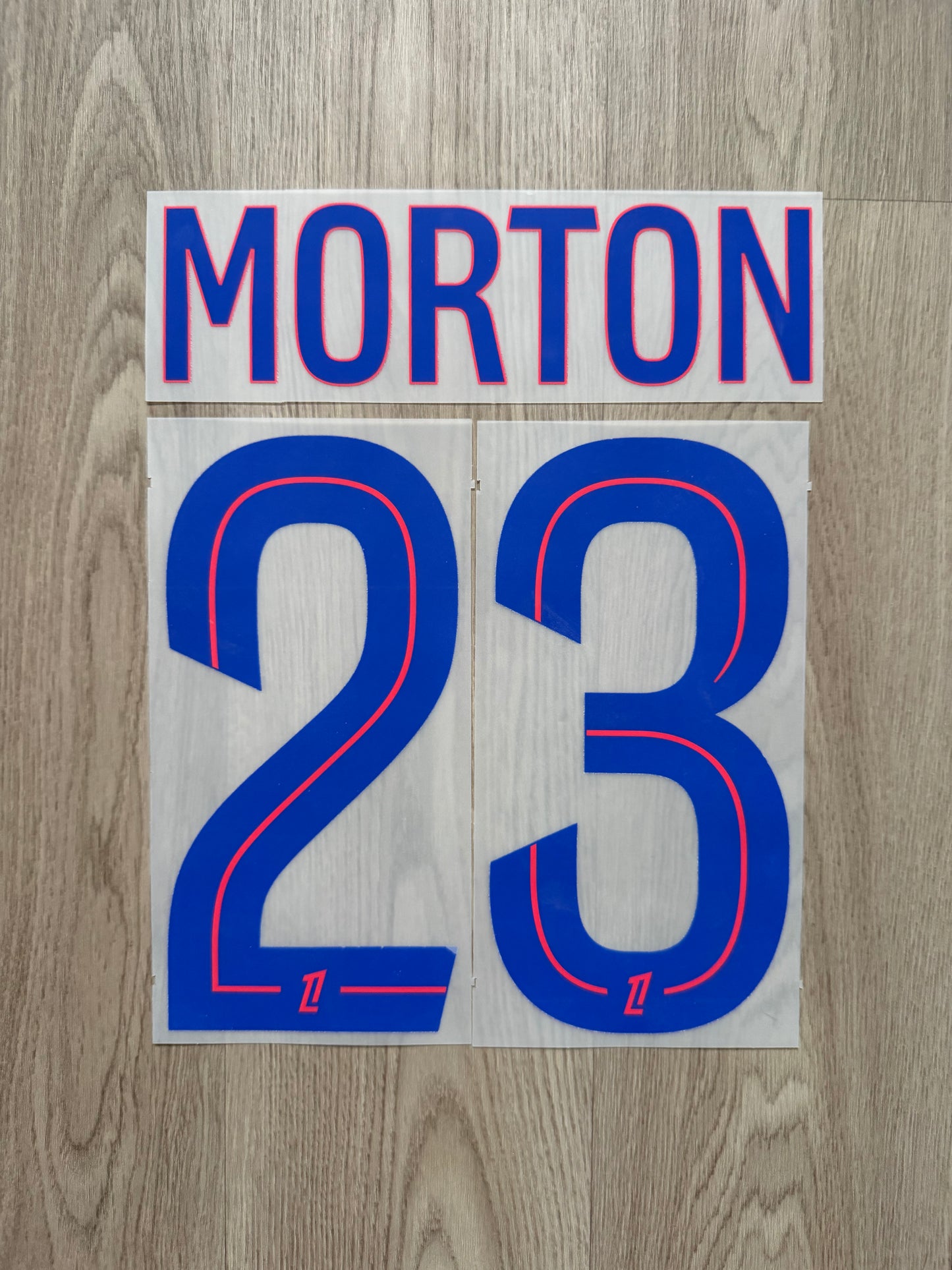 Flocage Officiel OL Olympique Lyonnais Morton Home 2025/2026
