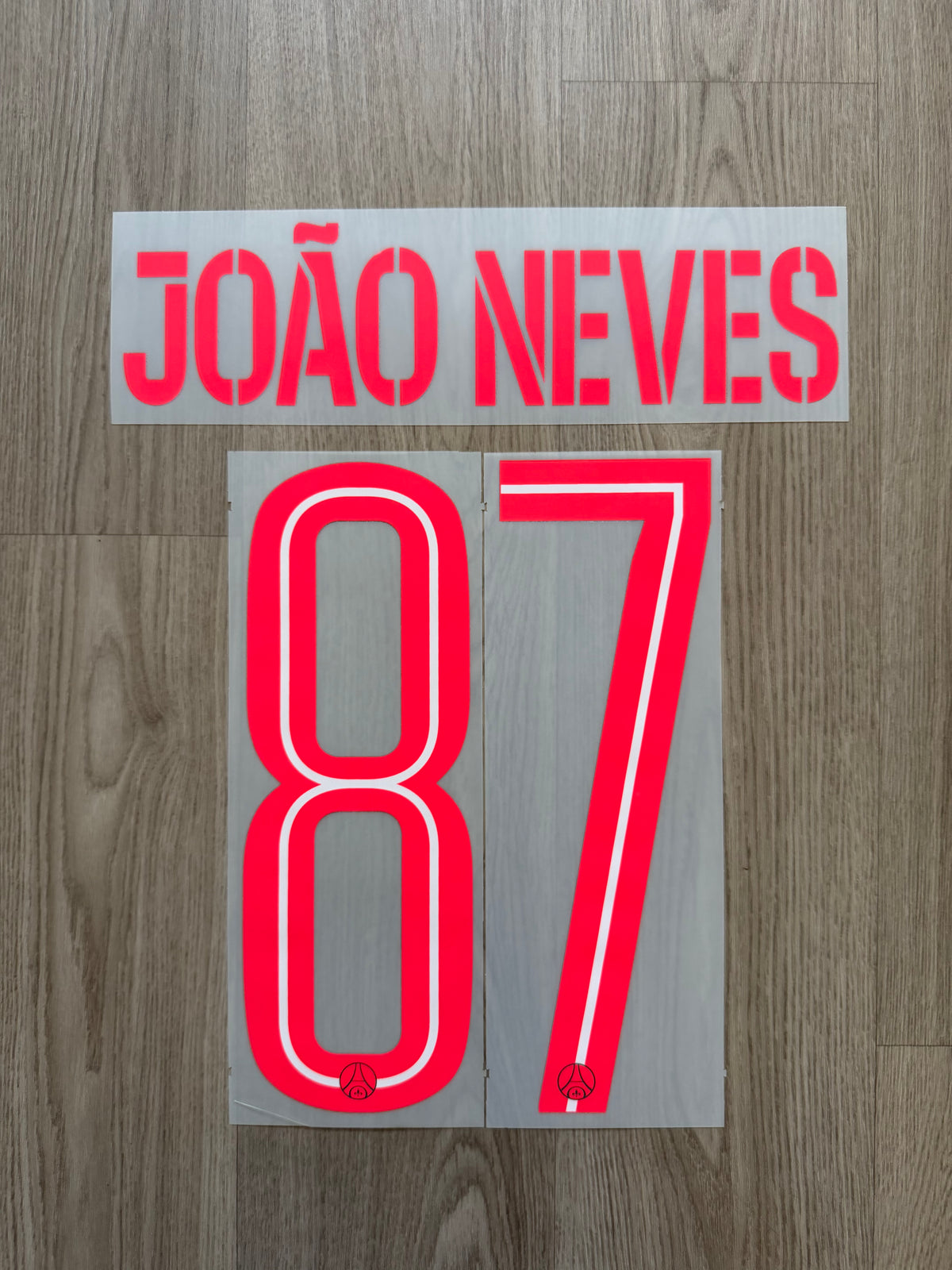 Flocage Officiel PSG Paris Saint Germain Joao Neves Fourth 2025/2026