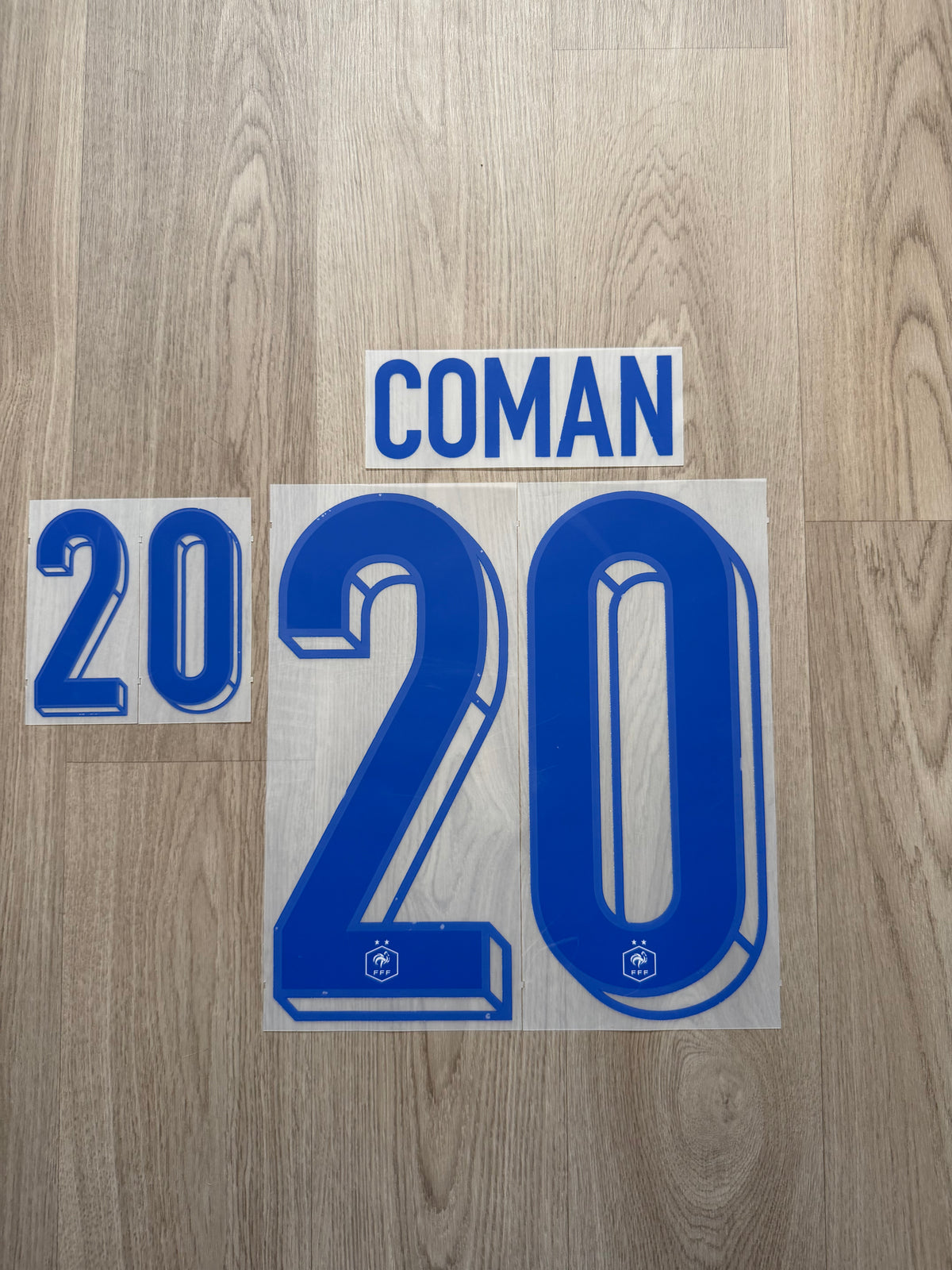 Flocage Officiel Équipe de France FFF Coman Away 2024