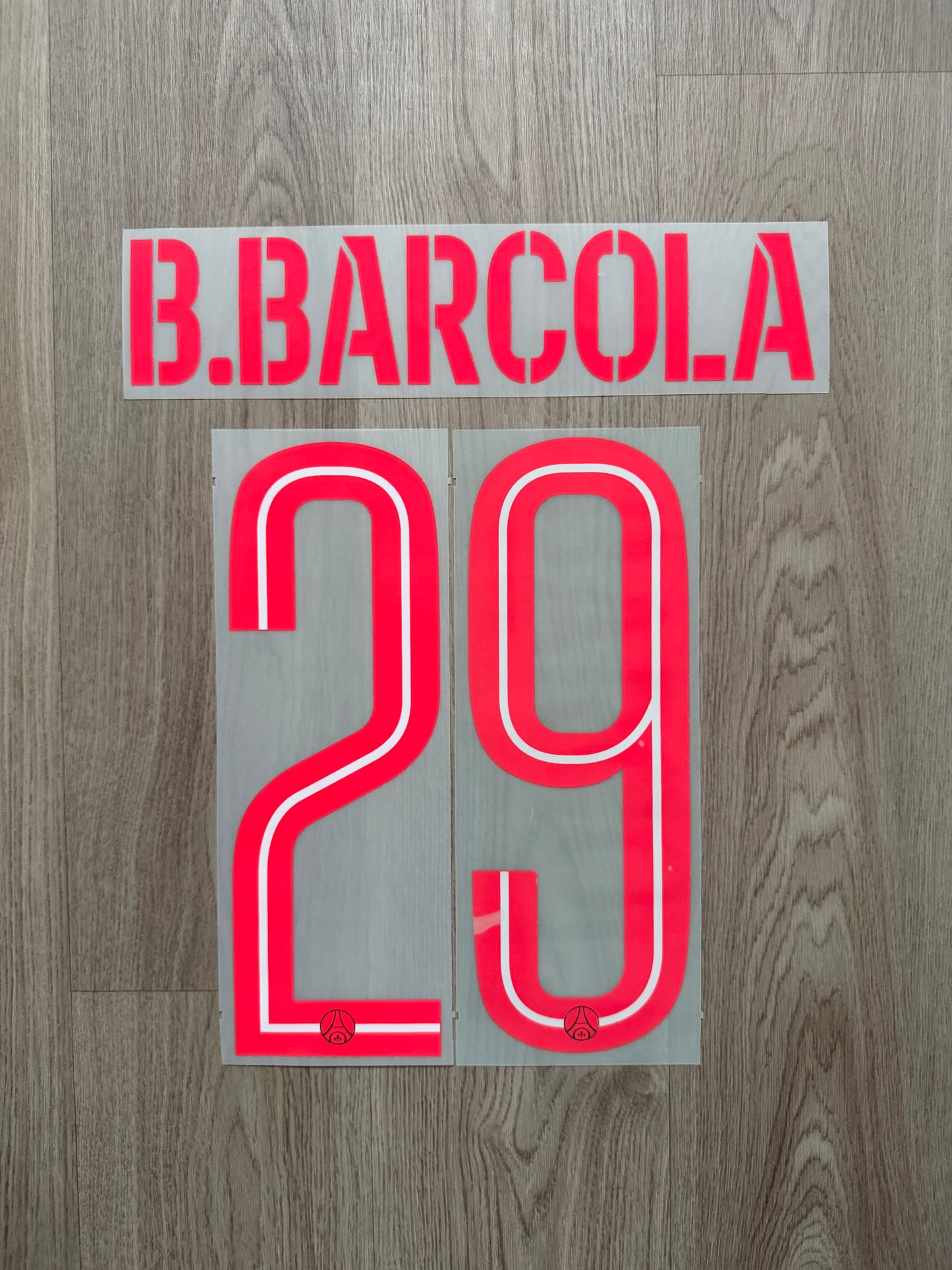 Flocage Officiel PSG Paris Saint Germain Barcola Fourth 2025/2026