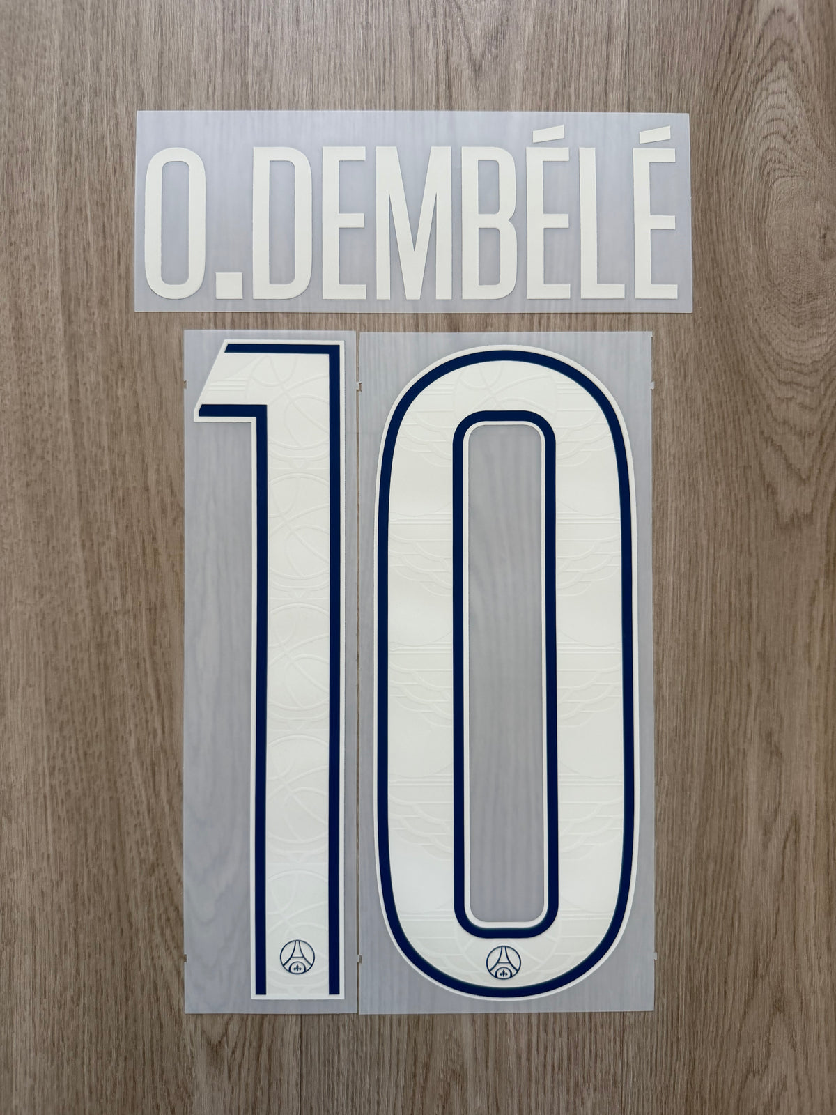 Flocage Officiel PSG Paris Saint Germain Dembélé Fourth Wings 2024/2025