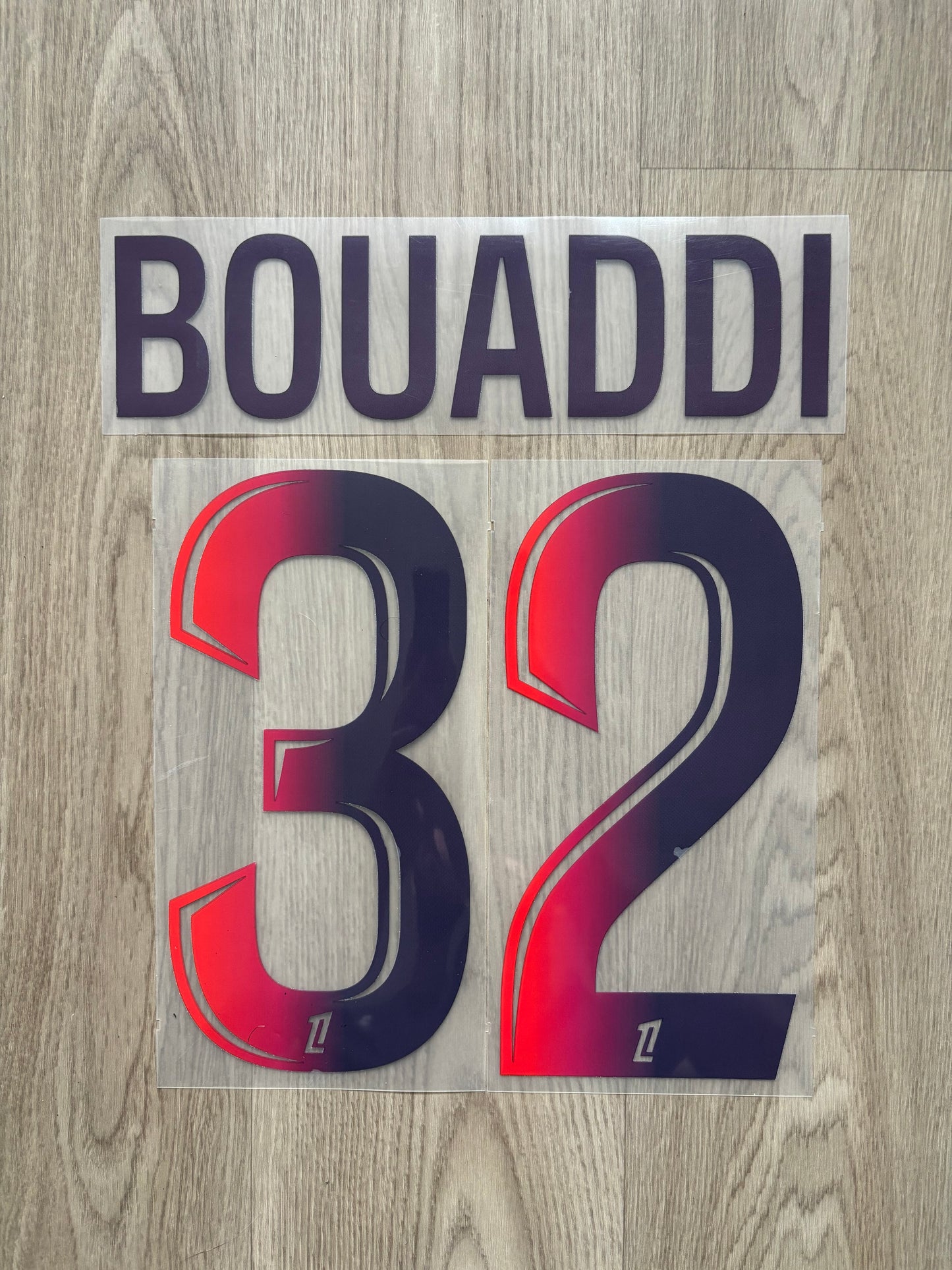 Flocage Officiel Lille OSC Bouaddi Away 2025/2026