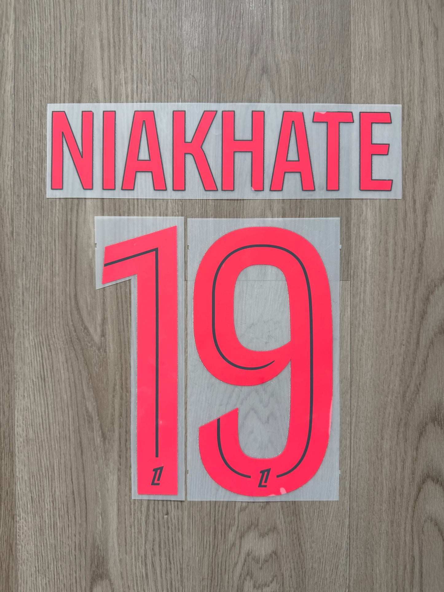 Flocage Officiel OL Olympique Lyonnais Niakhate Third 2025/2026