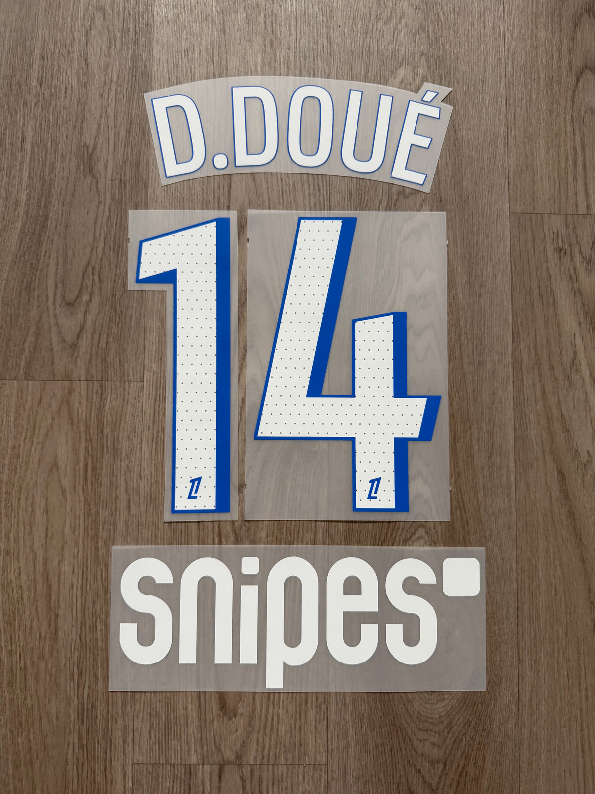 Flocage Officiel PSG Paris Saint Germain Doué Third Ligue 1 2025/2026