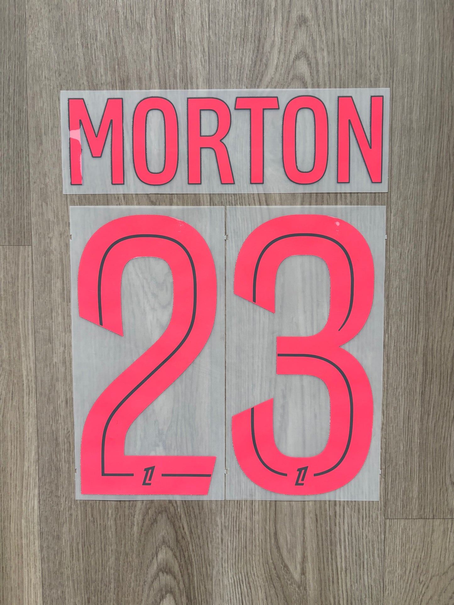 Flocage Officiel OL Olympique Lyonnais Morton Third 2025/2026