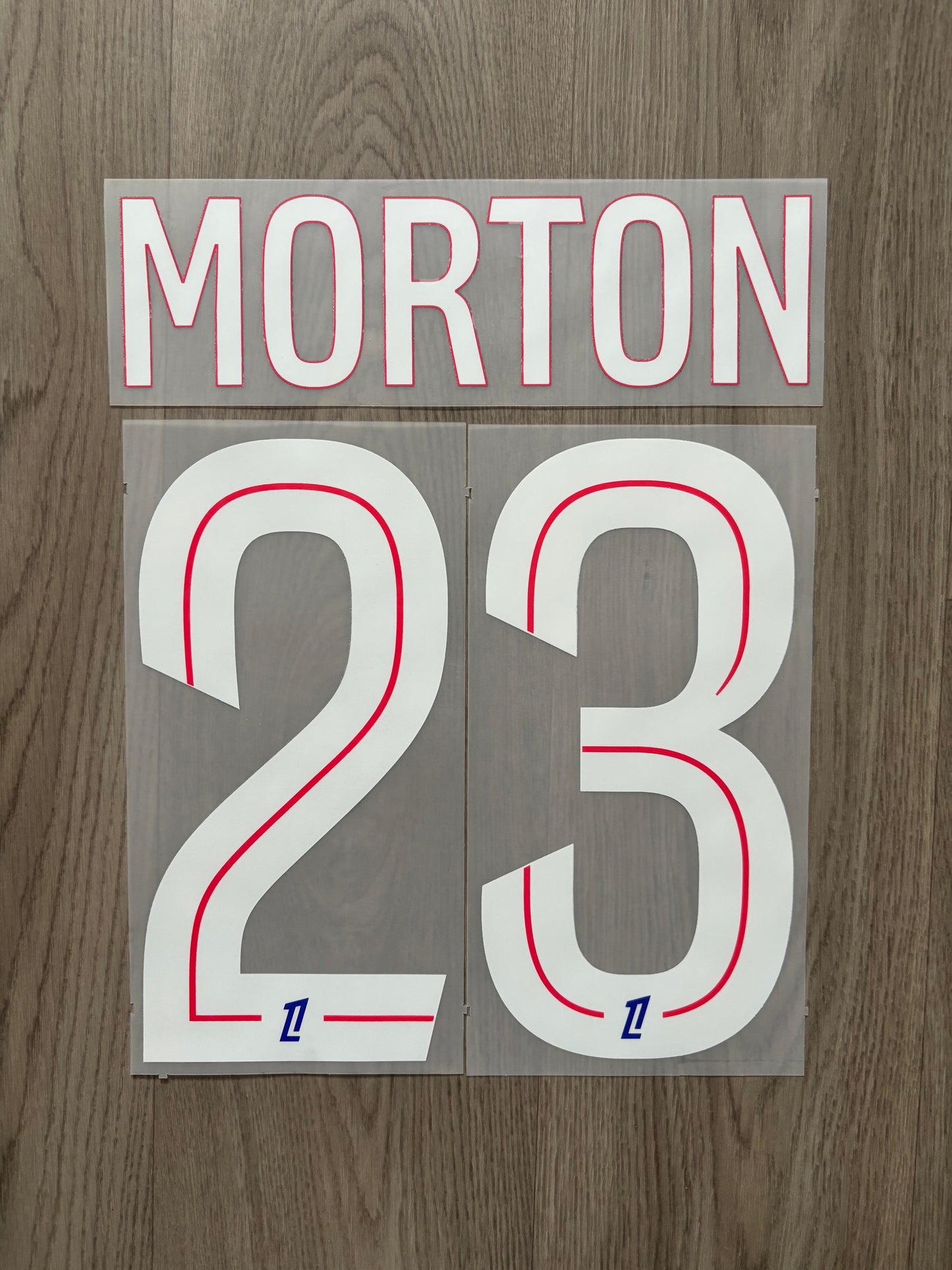 Flocage Officiel OL Olympique Lyonnais Morton Away 2025/2026