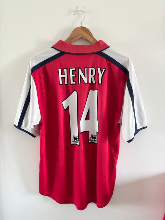 Maillot Domicile Arsenal Henry 2000/2002
