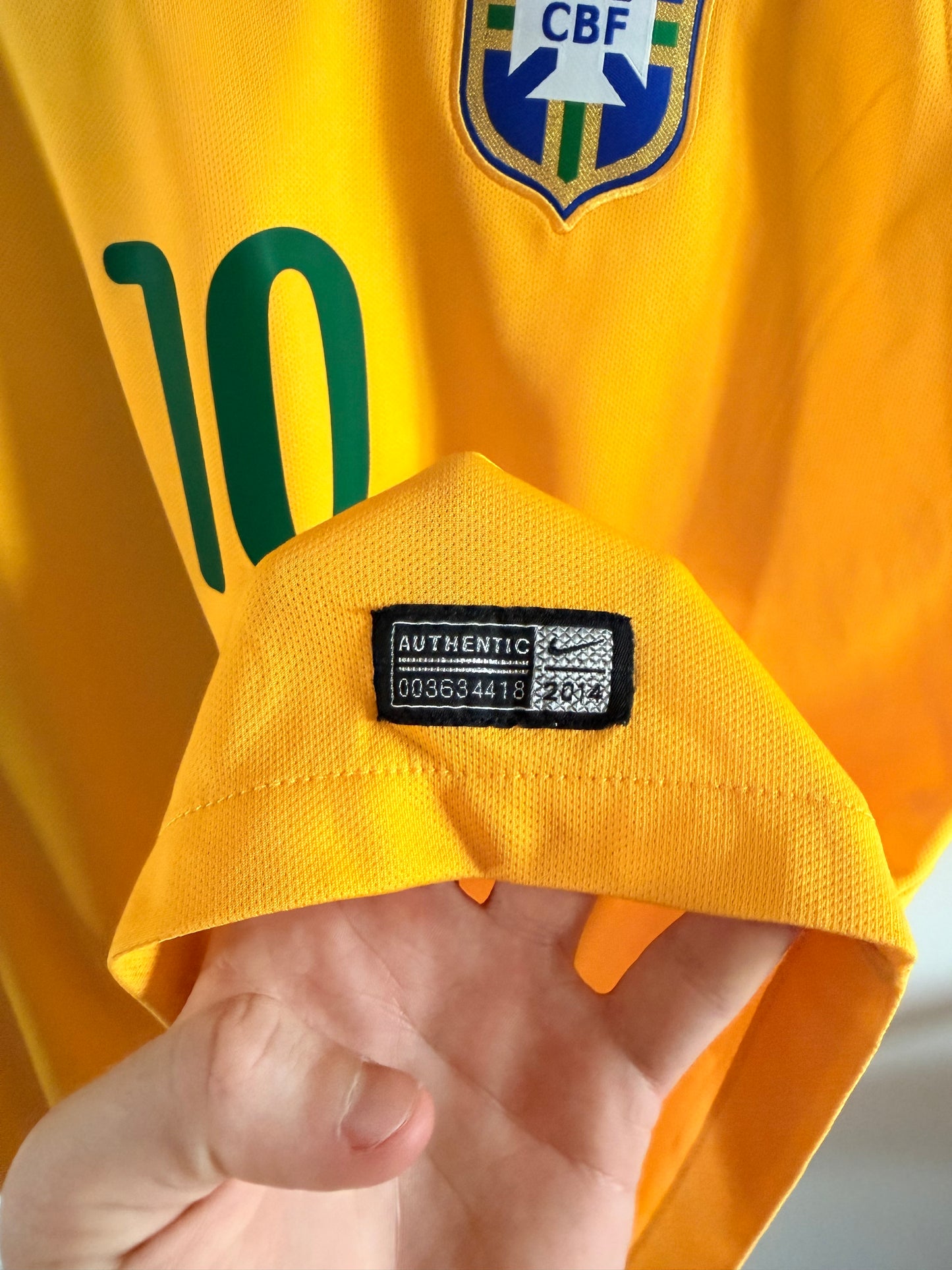 Maillot Domicile Brésil Neymar JR 2014