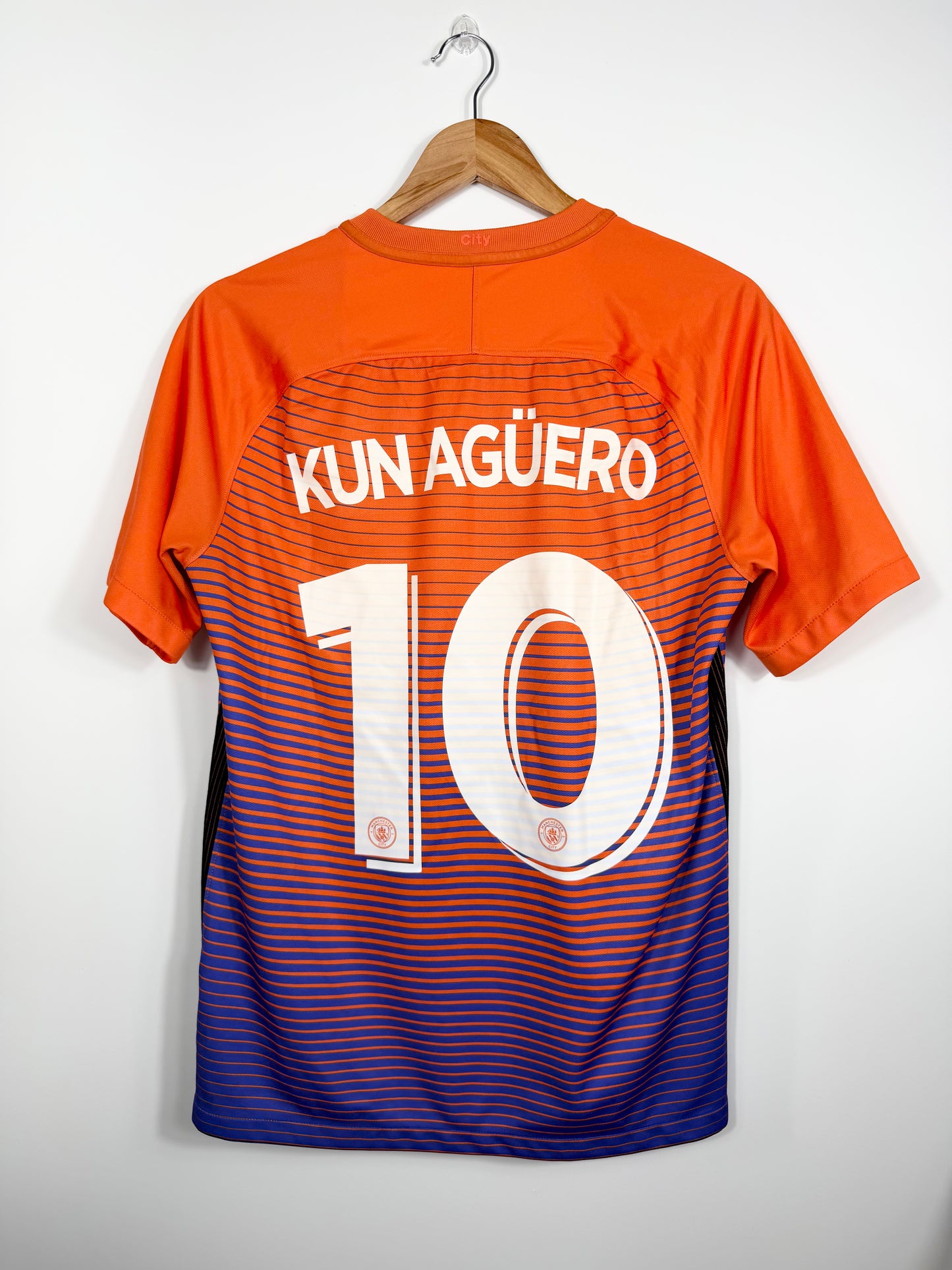 Maillot Extérieur Manchester City Aguero saison 2016/2017