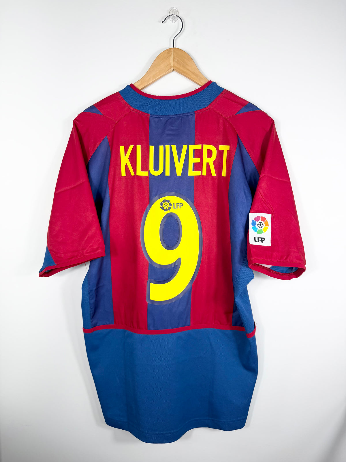 Maillot Domicile FC Barcelone Kluivert saison 2002/2003