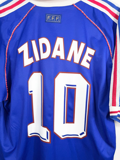 Maillot Domicile Équipe de France FFF Zidane saison 1998