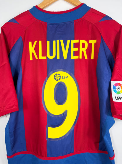 Maillot Domicile FC Barcelone Kluivert saison 2002/2003