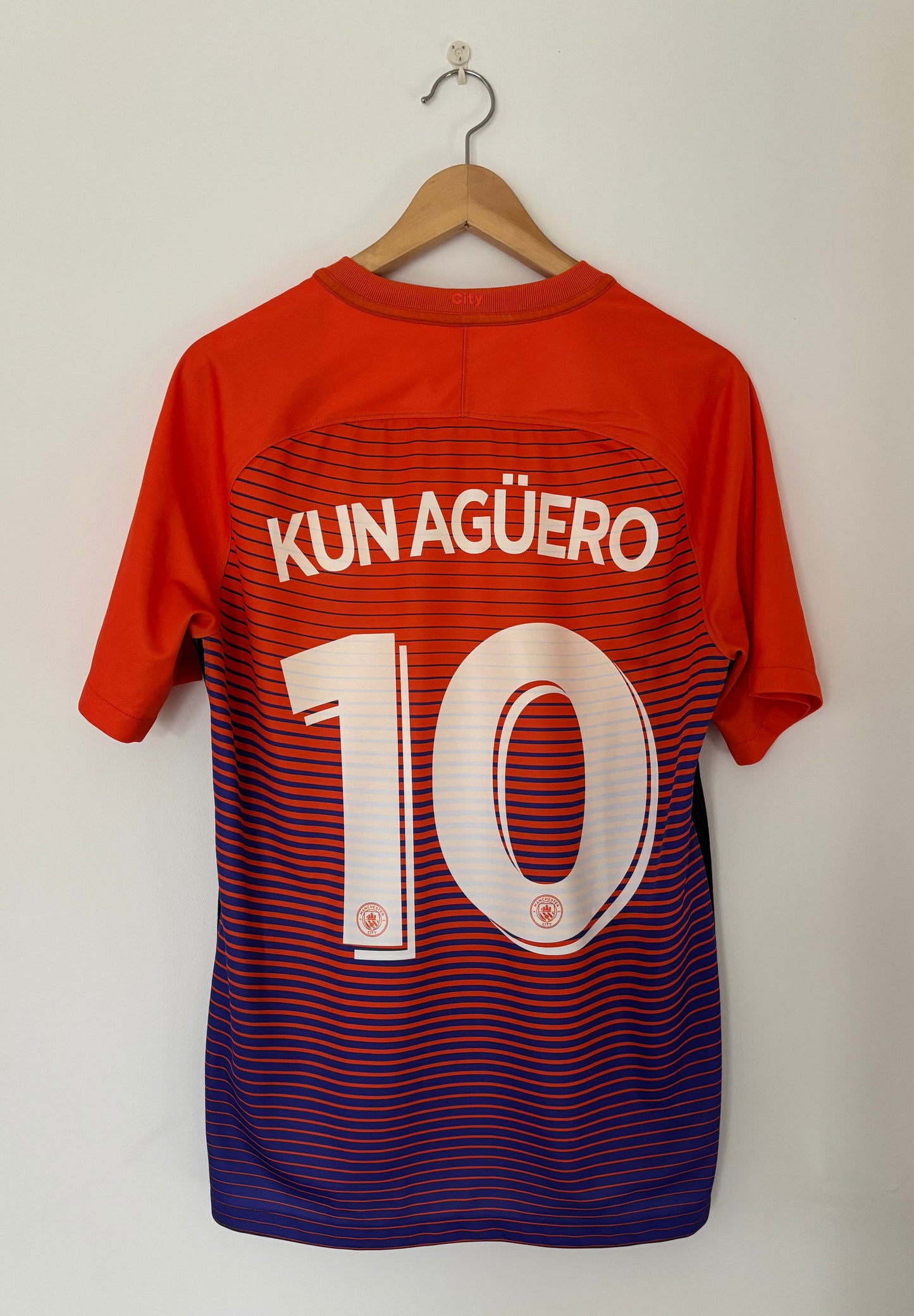 Maillot Extérieur Manchester City Aguero saison 2016/2017