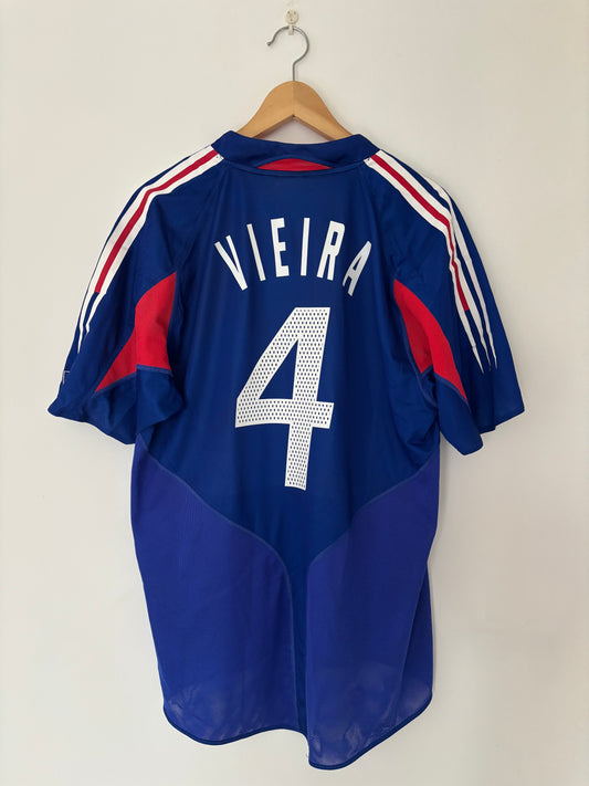 Maillot Domicile Équipe de France Vieira saison 2004/2006