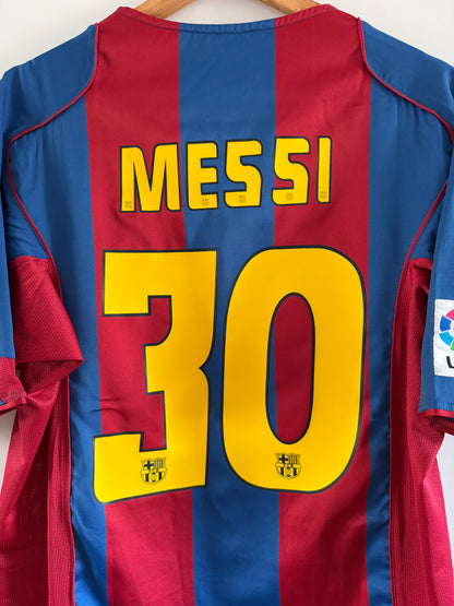 Maillot Domicile FC Barcelone Messi saison 2004/2005