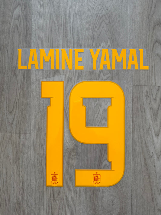 Flocage Officiel Espagne Spain Lamine Yamal Home 2026