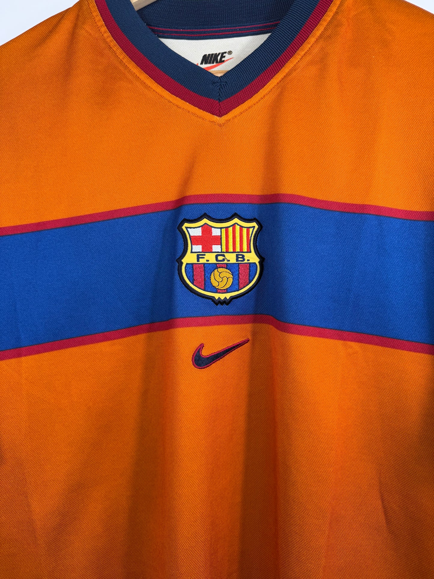 Maillot Extérieur FC Barcelone Rivaldo saison 1998/1999