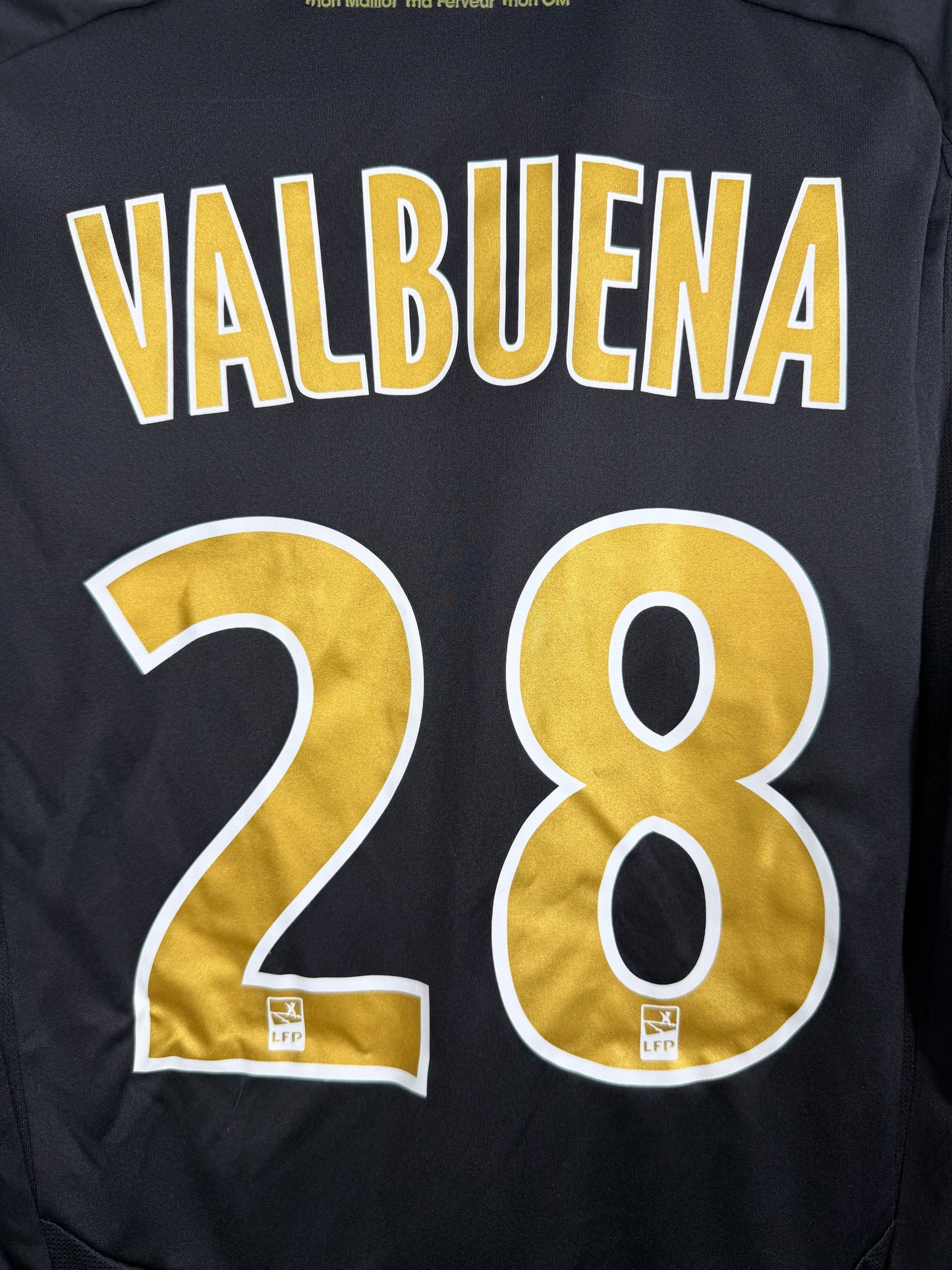 Maillot Fourth Olympique de Marseille Valbuena saison 2011/2012