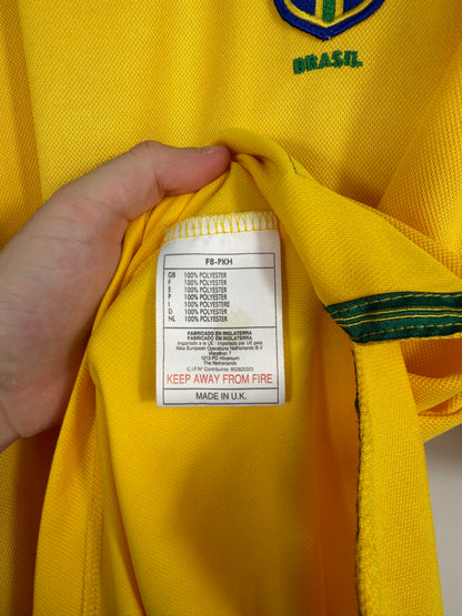 Maillot Domicile Brésil Ronaldo R9 saison 1998