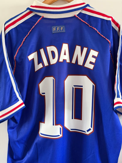 Maillot Domicile Équipe de France FFF Zidane saison 1998
