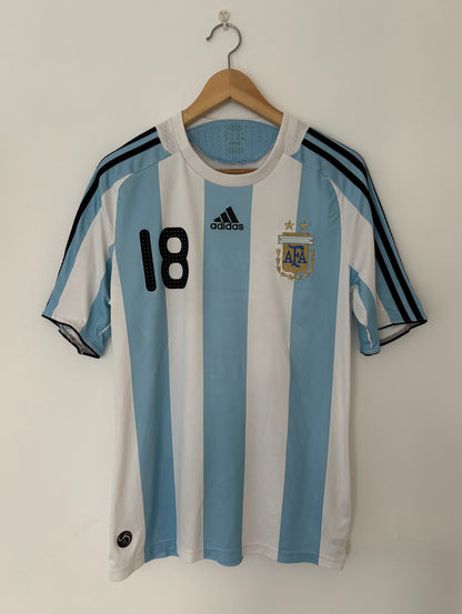 Maillot Domicile Argentine Messi saison 2008/2009