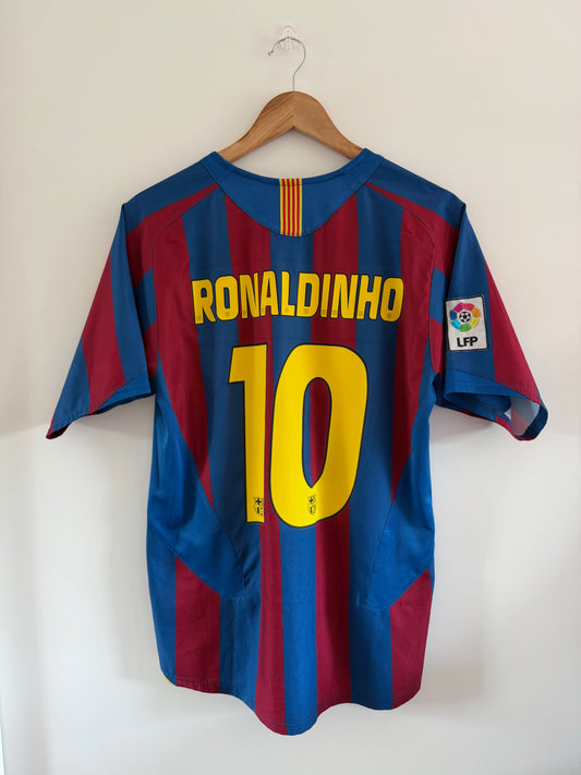 Maillot Domicile FC Barcelone Ronaldinhosaison 2005/2006