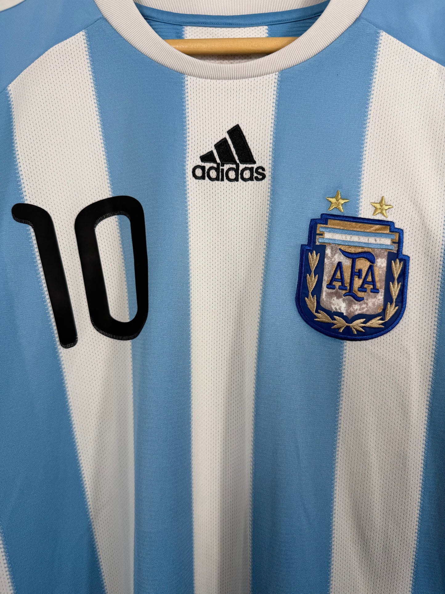 Maillot Domicile Argentine Messi saison 2010