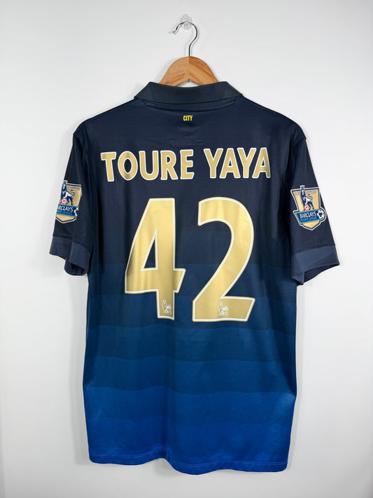 Maillot Extérieur Manchester City Yaya Touré saison 2014/2015