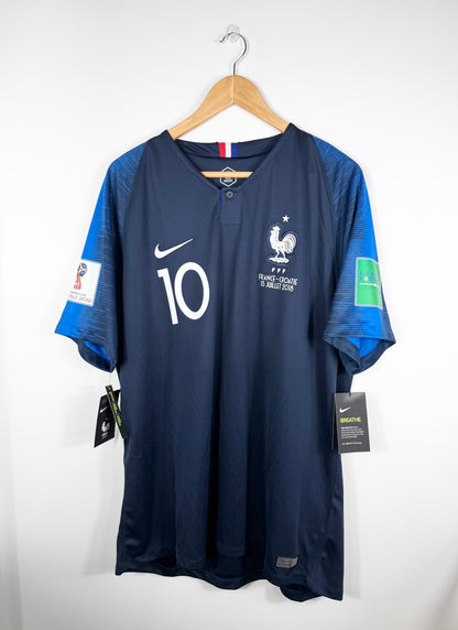 Maillot Domicile Équipe de France FFF Mbappé saison 2018