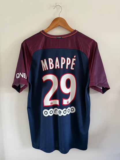 Maillot Domicile Paris Saint Germain Mbappé 2016/2017