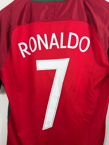 Maillot Domicile Portugal Ronaldo saison 2016
