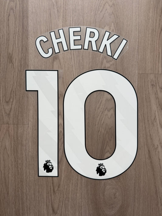 Flocage Officiel Manchester City Cherki Home Première League PL 2025/2027