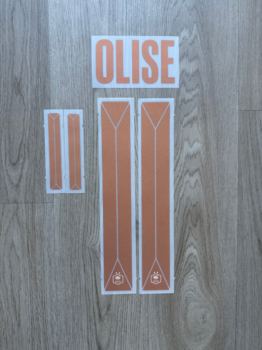 Flocage Officiel Équipe de France FFF Olise Away 2026