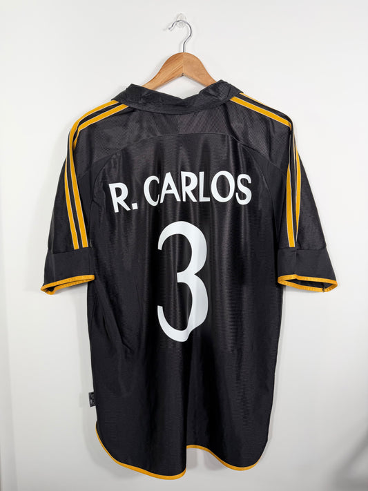 Maillot Extérieur Réal Madrid Roberto Carlos saison 1999/2000