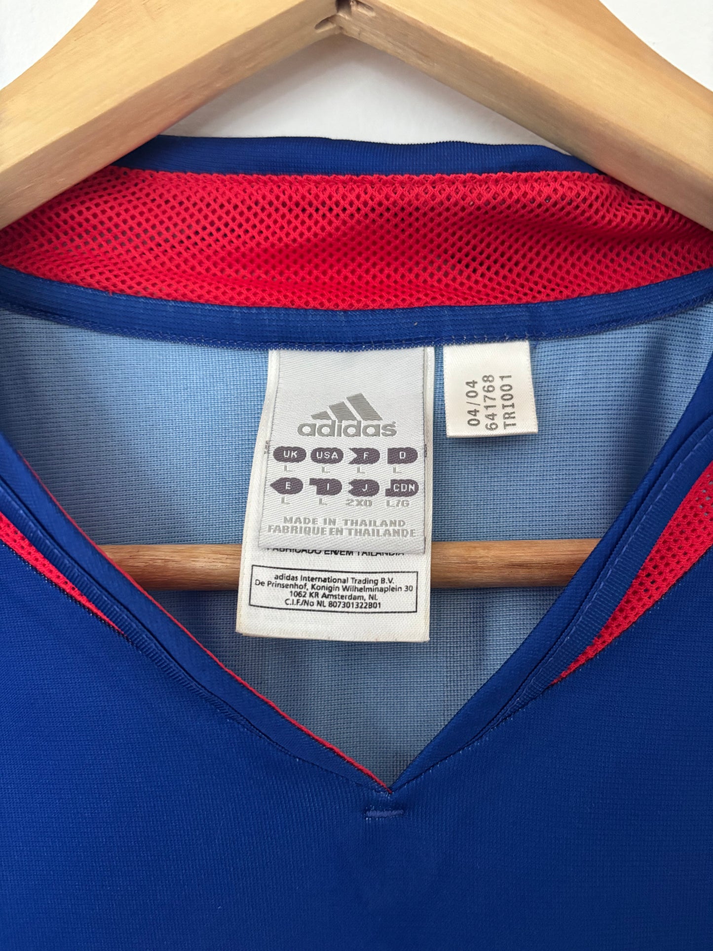 Maillot Domicile Équipe de France Vieira saison 2004/2006