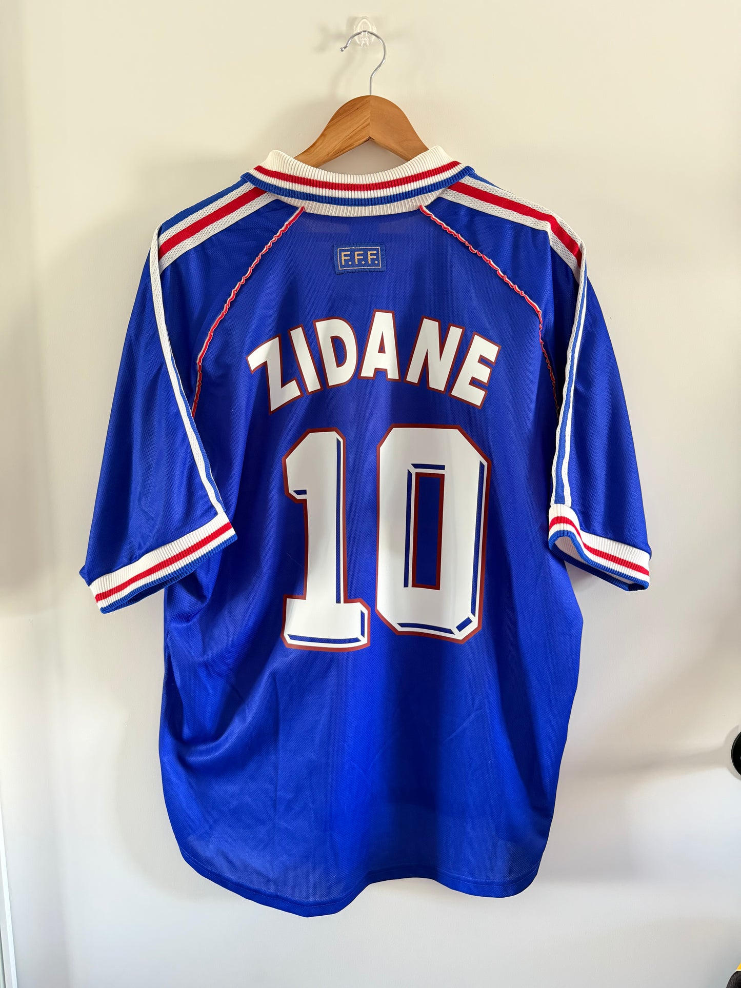 Maillot Domicile Équipe de France FFF Zidane saison 1998