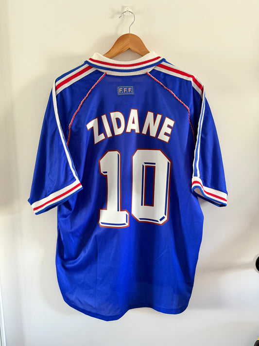 Maillot Domicile Équipe de France FFF Zidane saison 1998
