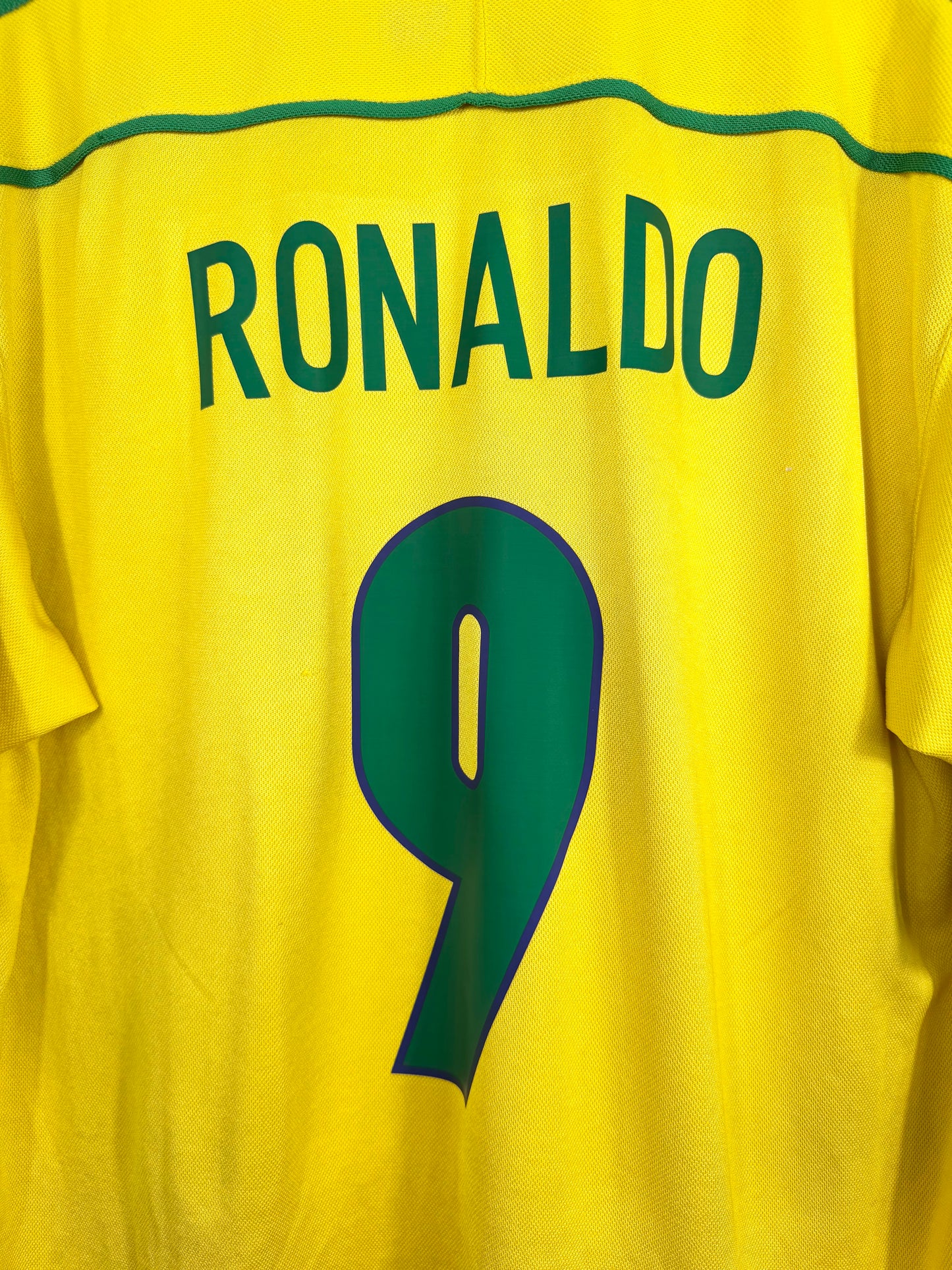 Maillot Domicile Brésil Ronaldo R9 saison 1998