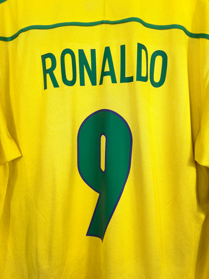Maillot Domicile Brésil Ronaldo R9 saison 1998