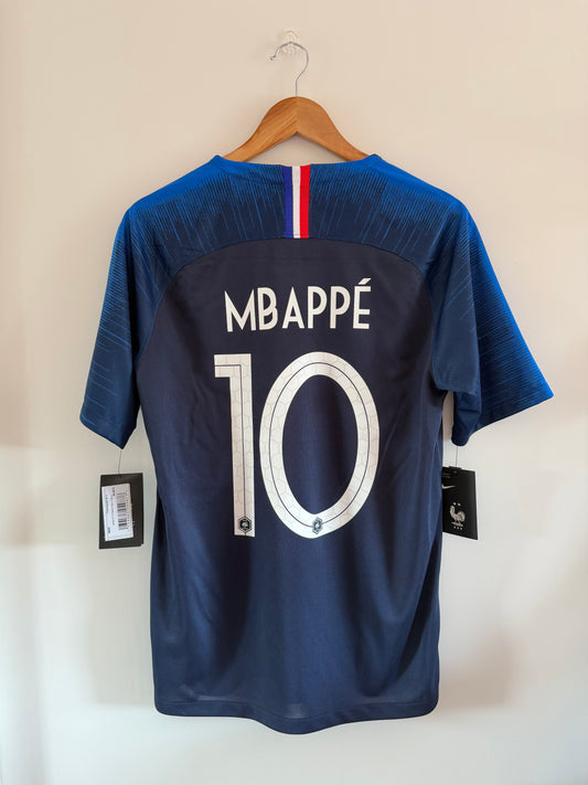 Maillot Domicile Équipe de France FFF Mbappé 2018