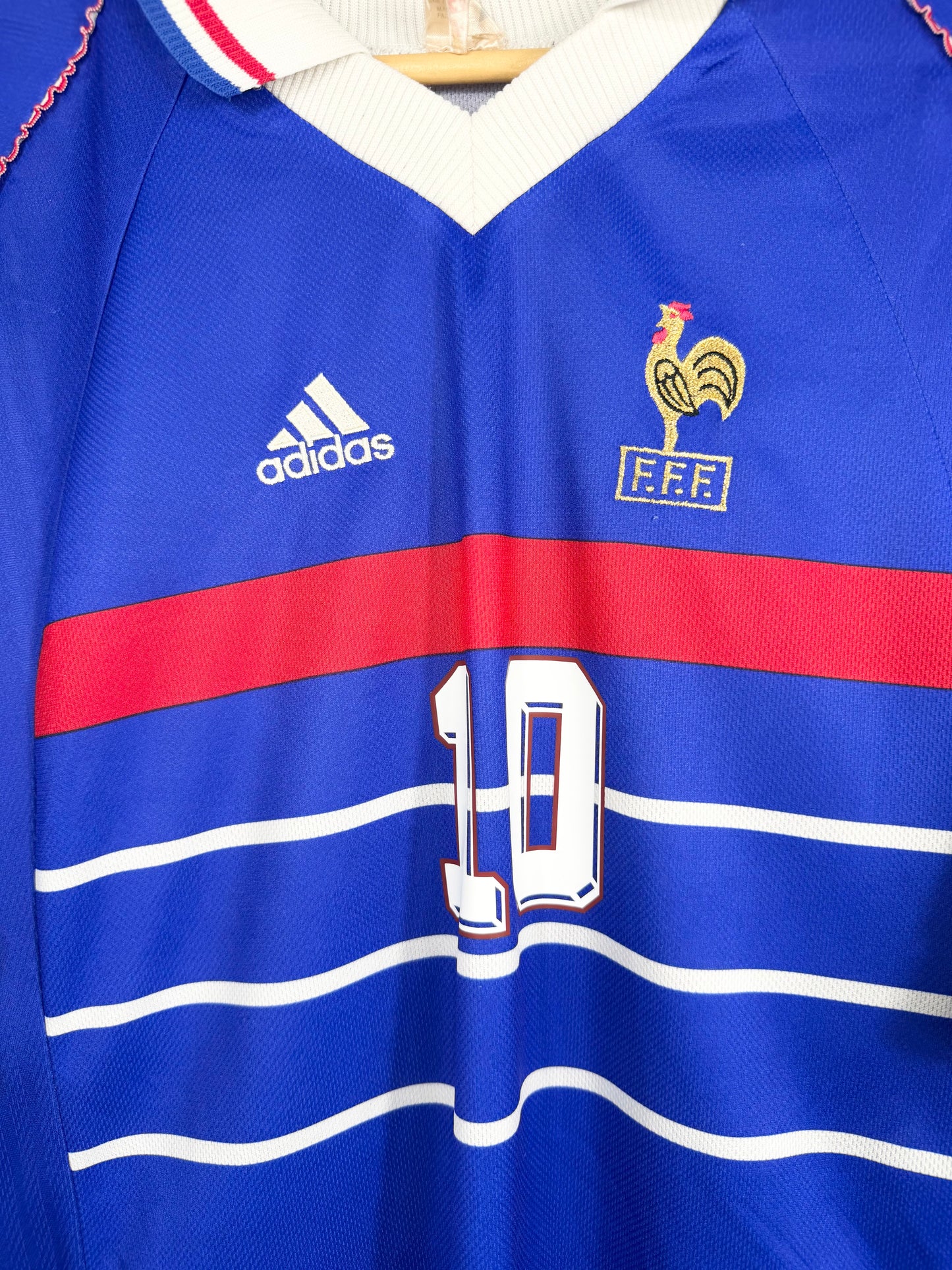 Maillot Domicile Équipe de France FFF Zidane saison 1998