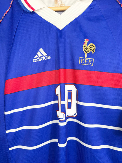 Maillot Domicile Équipe de France FFF Zidane saison 1998