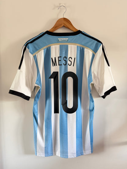 Maillot Domicile Argentine Messi saison 2014